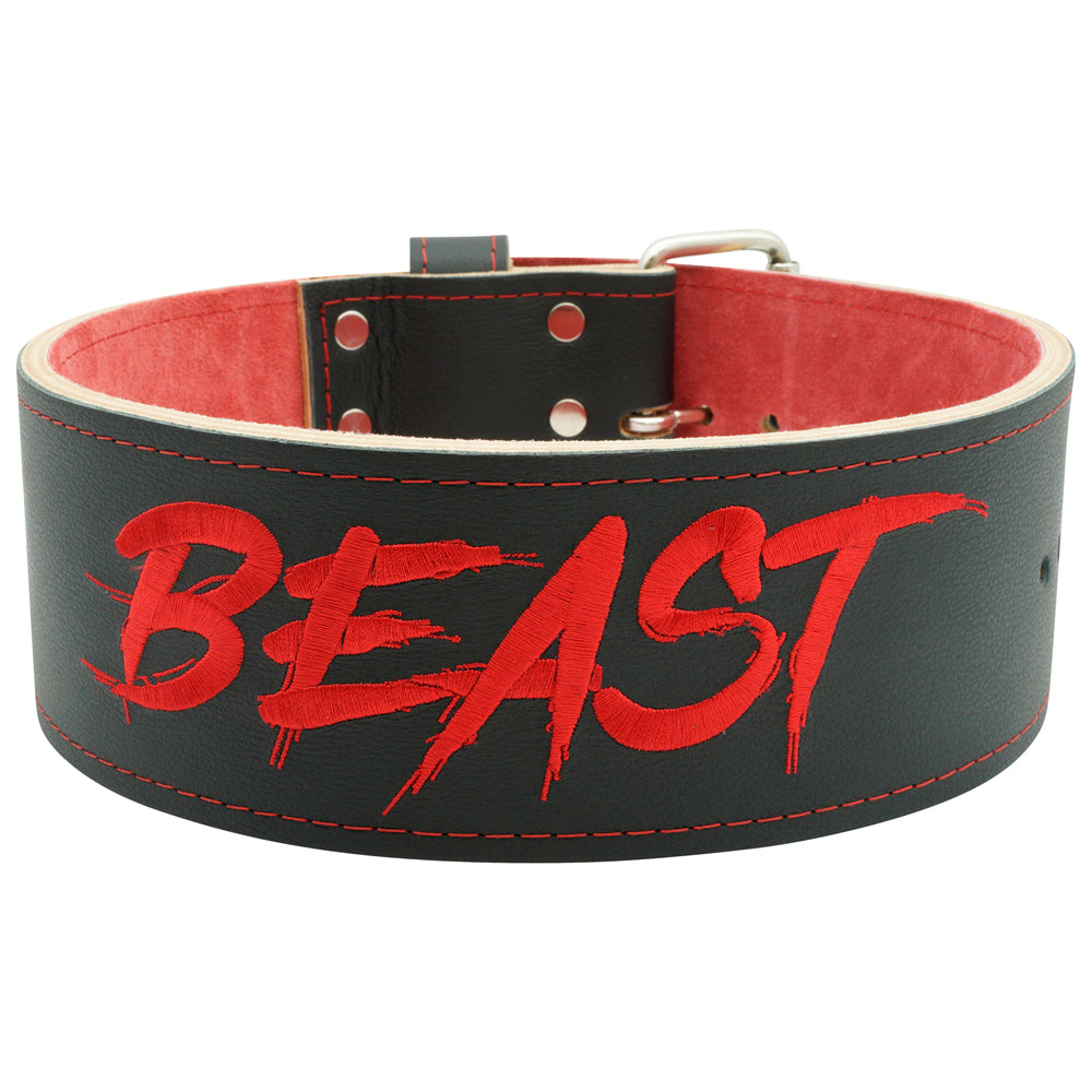 Alpha Designs 'BEAST' 10mm Single-Prong Powerlifting Belt - Hand made in the UK - Lifetime Warranty