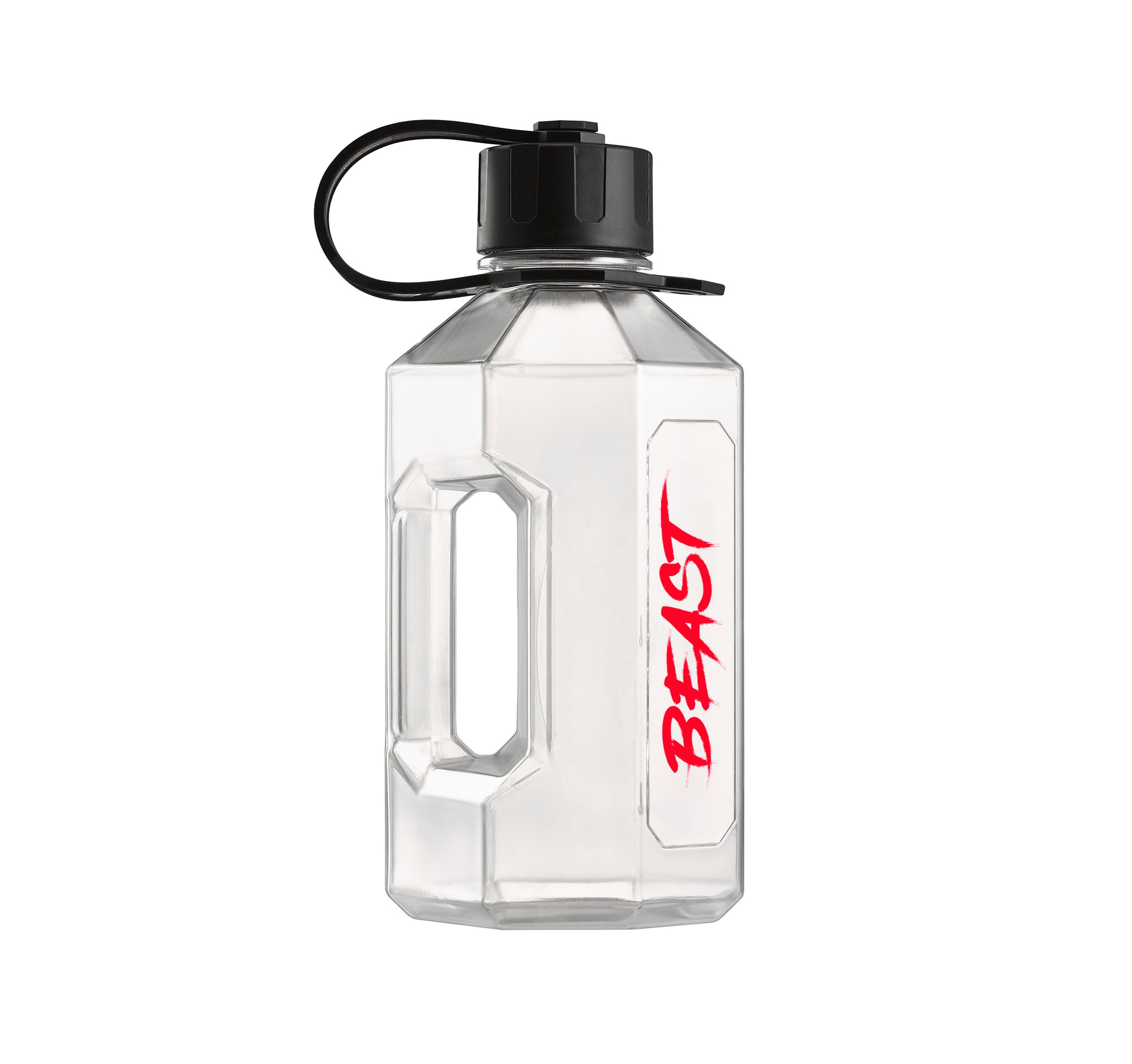 Alpha Bottle XL - 1600ml Water Jug - Eddie Hall 'BEAST' Edition Clear