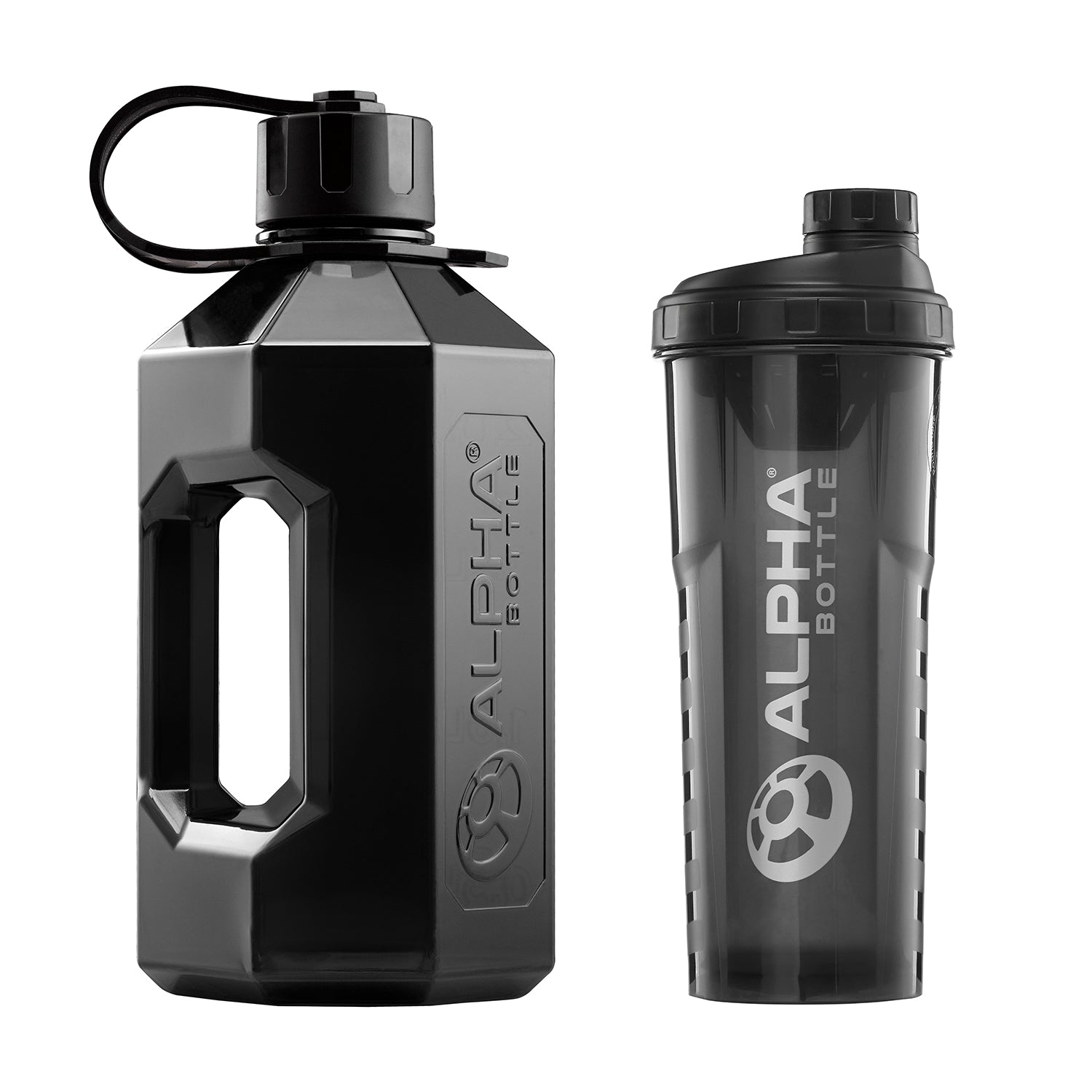 Alpha Bottle XXL + Alpha Bottle 1000 V2 Anti-Bacterial Shaker